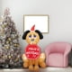 thumbnail image 1 of Inflable Navideño de Perrito con Letrero de Feliz Navidad, 1 of 5