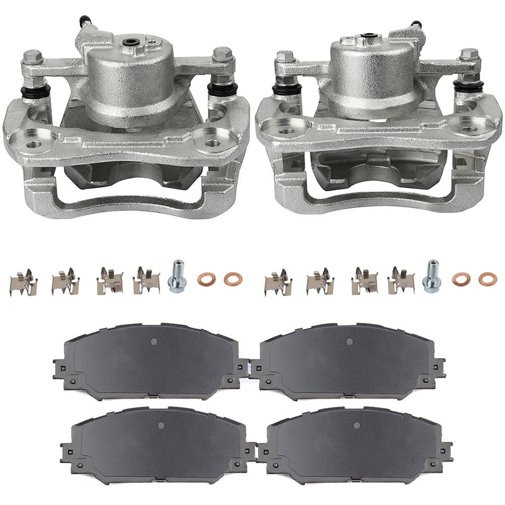 ECCPP D1210 Front Brake Caliper Assembly + Cefor Ramic Pad fit for 2009