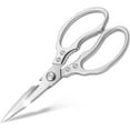 thumbnail image 1 of Kitchen Scissors, Heavy Duty Kitchen Scissors, Sharp, Multifunctional Stainless Steel Scissors for Chicken, Poultry, Fish, Meat, Vegetables, Herbs, Silver, 1 of 5