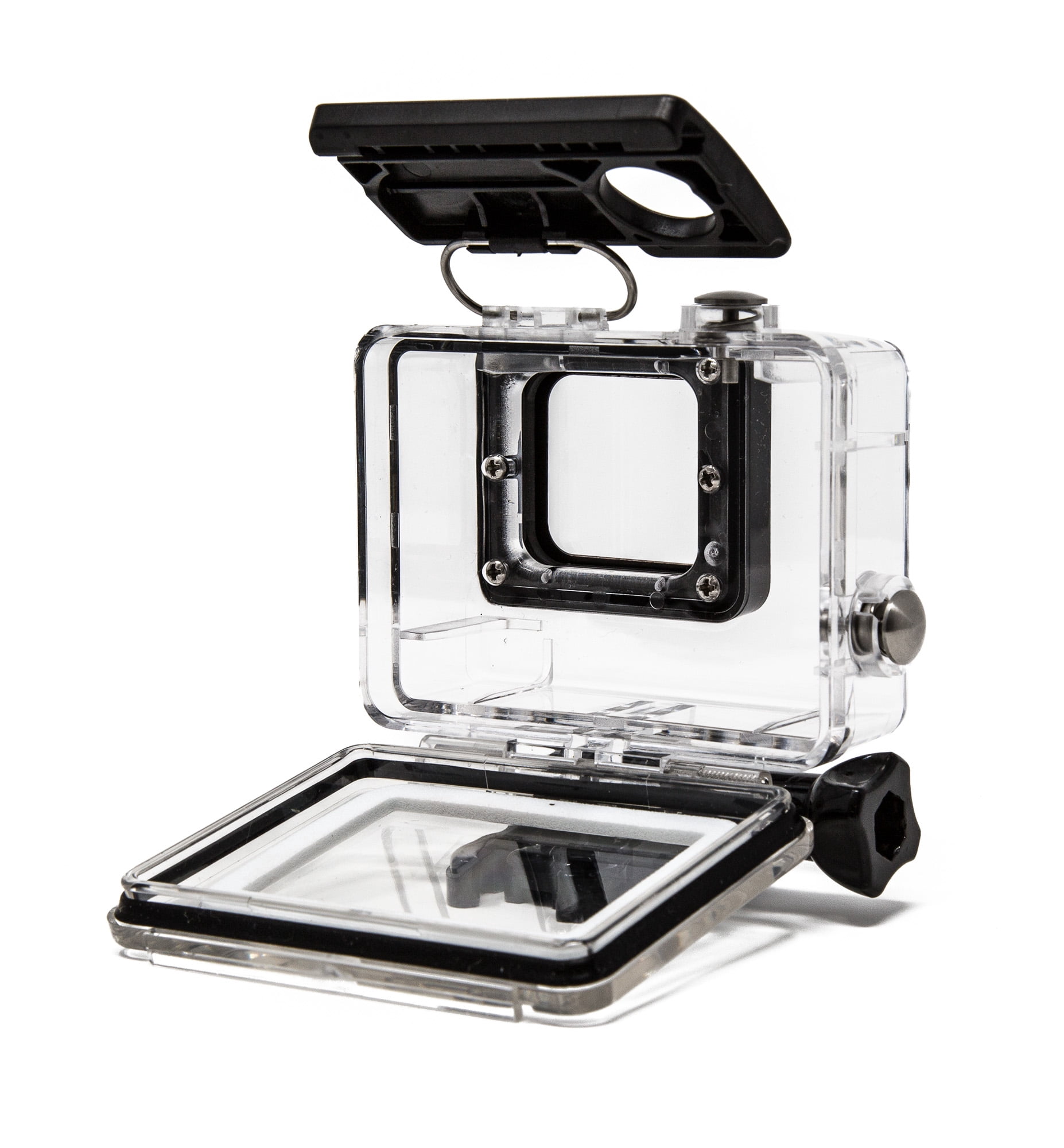 GoPro HERO5 HERO6 Underwater Action Bundle with Housing, LED Light & Floaty + 2 FREE J HOOKS