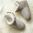 thumbnail image 3 of AUXDIQ Women Men Winter Boots Slippers Home Warm Fleece Booties Slipper Anti Slip House Shoes Indoor Outdoor, 3 of 5
