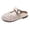 White, variant on Kids' Breathable Mesh Slides Girls, Adjustable Buckle Open-Back Sandals, Lightweight Non- Footwear for All-Day Wear