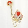 thumbnail image 1 of Clips de árdigan Yinane Broche elegante Doble para Sombrero, 1 of 8