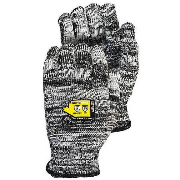 Superior Glove Cut-Resistant Gloves,Glove Size L,PK12 STPBW-L