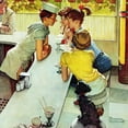 thumbnail image 3 of MARMONT HILL  - "Soda Jerk" by Norman Rockwell Painting Print on Canvas - Multi-Color 32 x 32, 3 of 5