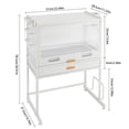 thumbnail image 2 of Kitchen Countertop Dish Cabinet, Dish Cabinet with Drawer, Dish Storage Cabinet, 2 of 24