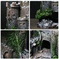thumbnail image 4 of Decoración de resina para acuarios, adorno de acuario para ocultar camarones y paisajes de peces, hecho de piedra y musgo, adorno de acuario, puente de resina, decoración de paisaje de pecera, 4 of 5