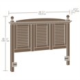 thumbnail image 2 of Sauder Harbor View Full/ Queen Panel Headboard in Brown, 2 of 3