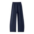 thumbnail image 4 of Men's Fleece Baggy Sweatpants Wide Leg Barrel Sweat Pants Lounge Athletic Gym Pants with Pockets, 4 of 9
