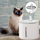 thumbnail image 3 of Fuente de agua para de 2.6L Alimentador de agua para mascotas Tazón para beber para mascotas Dispensador de agua saludable Enchufe . UU. Zulema Fuente de agua para gatos, 3 of 7