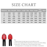 80s Pop Star Costume Red Zipper Jacket Music Note Shirt Pants Halloween Adult Men Outfit Set