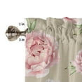 thumbnail image 6 of Retro Flower Watercolor Small Curtain Rod Pocket Short Curtains Half Drapes Partition Cabinet Door Window Curtains Home Decor, 6 of 6