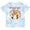 Tie Dye Blue, variant on Inktastic My Great Aunt Loves Me- Cute Baby Fox Boys or Girls Toddler T-Shirt