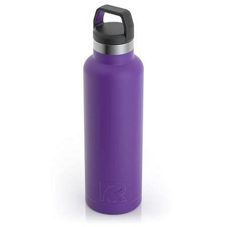 RTIC 20 oz Vacuum Insulated Water Bottle, Metal Stainless Steel Double Wall  Insulation, BPA Free Reusable, Leak-Proof Thermos Flask for Hot and Cold  Drinks, Travel, Sports, Camping, Majestic Purple 