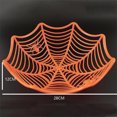 thumbnail image 2 of Candy Plastic Basket Spiderweb Party Decor Kitchen - Holiday Spooky Night, 2 of 2
