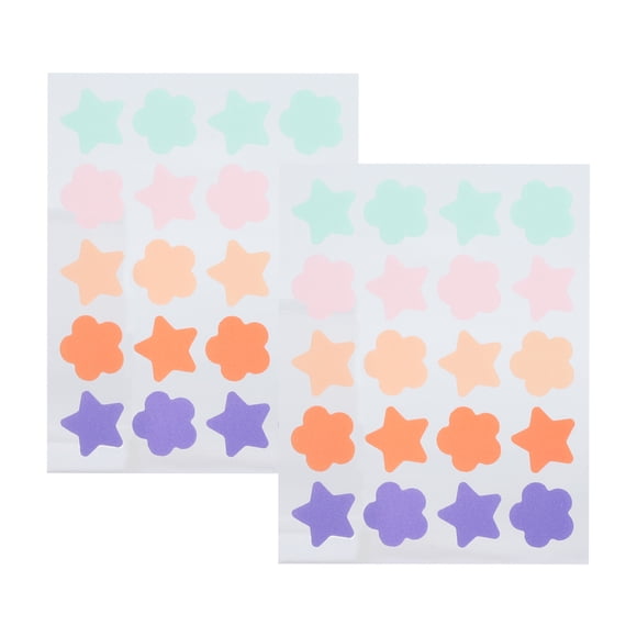 Lindo Parche de Zit, Mancha que Ocula la Encantadora Forma de la Estrella de Dibujos Animados 40 Cuenta la Pegatina de Espinilla de Fluido absorbente para la Cara