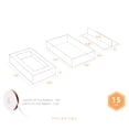 thumbnail image 7 of PACKHOME 15 Pack Macaron Boxes for 12, White Macaron Packaging Boxes with Window and Ribbon, 7.2×4×1.9 inches, 7 of 7