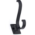 thumbnail image 1 of Richelieu Hardware BP92429900 Transitional Metal Hook, Matte Black Finish, 1 of 4