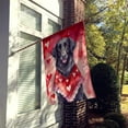 thumbnail image 6 of Flat-Coated Retriever My Valentine House Flag 28 in x 40 in, 6 of 7