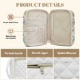 thumbnail image 5 of ZUXONGSY Daisy Rose Print Bible Cover Case for Women Quilted Bible Protector Large Journal Case with Handle Scripture Bag for ChuZU, 5 of 7