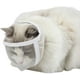 thumbnail image 3 of Cat Muzzle With Breathable Mesh - Mesh Muzzle For Cats To Prevent Biting And Chewing - Adjustable Anti-meow Muzzle Cover For Cats, White, M -sy, 3 of 5