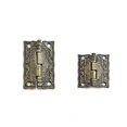 thumbnail image 2 of Dww-lot De 4 Mini Charnires En Mtal Style Rtro 36 X 23 Mm Bronze, 2 of 5