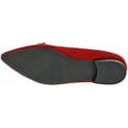 thumbnail image 7 of Bellini Womens Fabulous II Casual Flat 7 Red Microsuede, 7 of 7