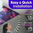 thumbnail image 4 of Octo Lights Fluorescent Light Covers For Ceiling Lights  Magnetic - Astronomy Classroom Light Filter, 4 of 10