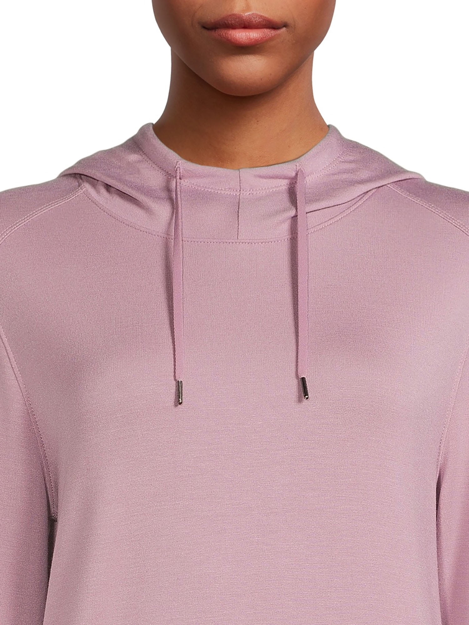 Athletic Works Women's Athleisure Mock Neck Hoodie