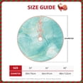 thumbnail image 2 of Rateoe Blue Marble Pattern Christmas Tree Skirt with Ties , Christmas Tree Decorations, Farmhouse Christmas Decor Xmas Holiday Decorations-36", 2 of 6
