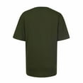 thumbnail image 5 of Pntutb Hauts d'Été de Mode pour Femmes T-Shirt Décontracté à Imprimé Lettres Sourire pour Femmes Col Rond à Manches Courtes Haut T-Shirt à Manches Courtes Col Rond/chemise Rollback, 5 of 5