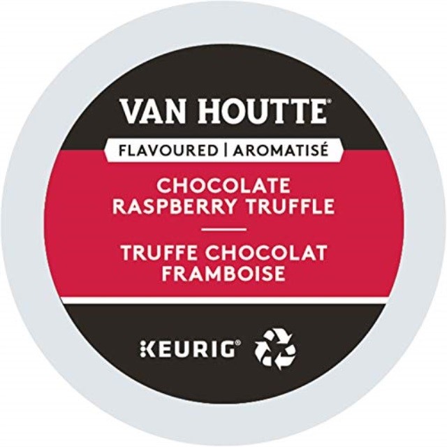 Van Houtte, Raspberry Chocolate Truffle, SingleServe Keurig KCup Pods, Light Roast Coffee, 48 Van Houtte, Raspberry Chocolate Truffle, SingleServe Keurig KCup Pods, Light Roast Coffee, 48