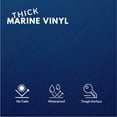 thumbnail image 2 of Marine Vinyl Fabric, Upholstery Faux Leather, Outdoor Boat Automotive, DIY and Crafting Pleather - Cut by The Yard (Blue), 2 of 7
