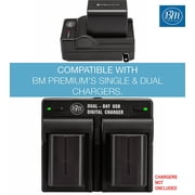 BM Premium 2 NP-F970 High Capacity Batteries for Sony PXW-Z150, Z190, Z280, NEX-EA50M, FDR-AX14K, HDR-AX2000, FX7, FX1000, MC2500, HXR-NX100 Camcorder