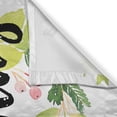 thumbnail image 3 of Ambesonne Christmas Kitchen Curtains, Watercolor Wreath, 55"x39", Black Green White, 3 of 3