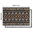 thumbnail image 6 of Boho Brown and Beige Ethnic Pattern Summer Placemats Table Placemats Set Of 4-Linen Kitchen Washable Placemats Table Mats 11.8"x17.7" Non-Slip Heat Resistant, 6 of 6