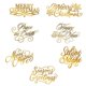 thumbnail image 2 of Hermosas palabras de saludos navideños, Feliz Navidad, Feliz Año Nuevo, platos de papel de aluminio para álbum de recortes, tarjetas de papel DIY Ablum, 2 of 4