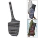 thumbnail image 3 of Lona Yoga Mat Carrier Mochila Lavable Ejercicio Pad Storage Holder Tote Bag B-negro blanco Cola Contenedor de transporte, 3 of 8