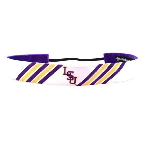 NCAA LSU Stripes Headband - Pack of 2