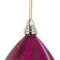 thumbnail image 2 of Vickerman 12" Berry Red Candy Glitter Swirl Drop Christmas Ornament, 2 of 5