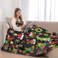 thumbnail image 2 of Christmas Blanket Soft Cozy Throw Blanket Interesting Festival Gift for Couch Sofa Bed Living Room Home Decoration -Black 30*40IN, 2 of 5