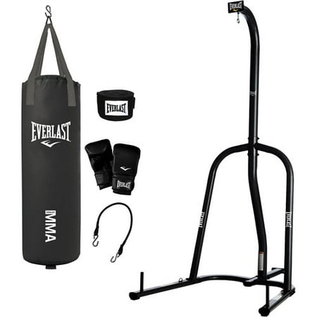 Everlast Single Station Heavy Bag Stand with your choice of 70-lb. Heavy Bag