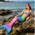 thumbnail image 4 of Womens Swimming Mermaid Tail single Tail Mermaid Costume Small, 4 of 6