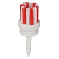 thumbnail image 1 of Sport  Tee,  Ball Brush Tee Convenient Practical Universal Hit Resistant  For Long Distant Hit 54mm-White And Red, 1 of 8