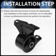 thumbnail image 3 of Soporte del motor Unique Bargains, MONTAJE DEL MOTOR No.50820STXA02 para Honda Odyssey 2009-2015 Negro, 1 Pc, 3 of 6