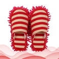 thumbnail image 3 of Oraceous 1 Pair Microfiber Slippers Chenille Washable Mop Slippers Shoes Floor Cleaning Mop Floor Cleaning Tool Unisex Slippers for and Men-, 3 of 10