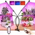 thumbnail image 1 of Lámpara de cultivo de 360° para plantas, luz de cultivo interior, 10 niveles de brillo, luz LED de espectro completo para jardinería, control remoto por radiofrecuencia y temporizador (1 unidad), 1 of 5