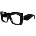 thumbnail image 3 of Penelope Black Large Oversized Reading Glasses, Women Readers, High End Reading Magnifying eyeglasses, Big Square optical Frames, 3 of 3