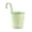 Light Green, variant on Soovim Resin Flower Pot with Saucer 6 Inch, Red Planter with Drainage Holes, Lightweight Indoor Outdoor Plant Container for Succulents Herbs Flowers