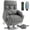 Light Grey, variant on Triple Motor Power Lift Recliner with Massage and Heat, Electric Recliner Chair for Elderly, Adjustable Headrest, Infinite Position, Cup Holders, USB Ports, Brown